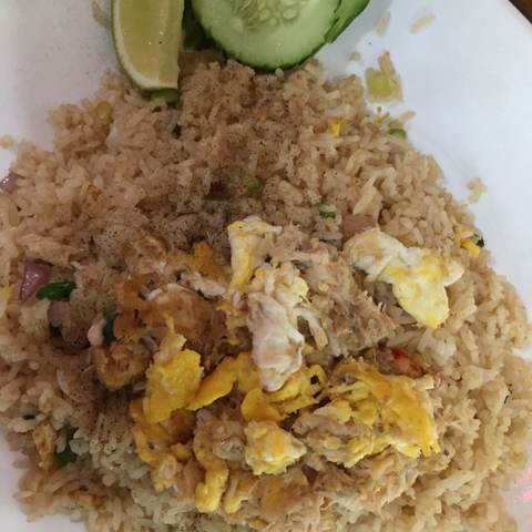 Crab Fried Rice ข้าวผัดปู, photographed